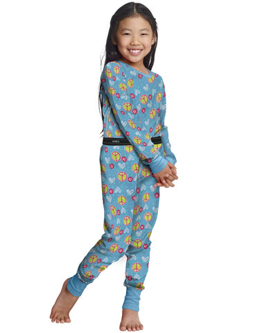 Hanes Girls' X-Temp Printed Thermal Set