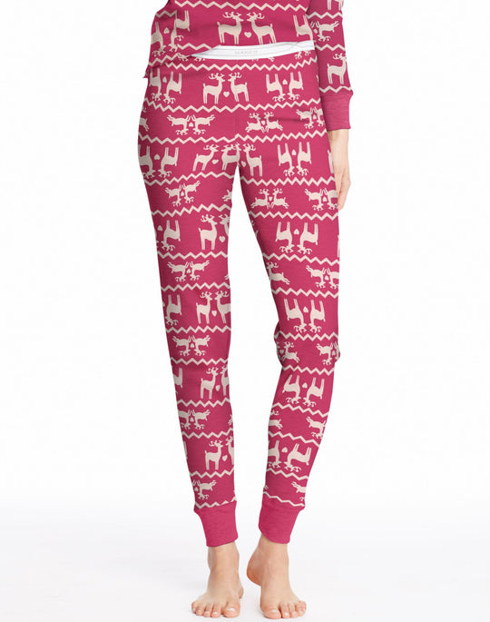 Hanes Women`s X-Temp Thermal Printed Pant 25456