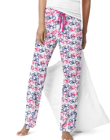 Hanes Women`s Bicycle Print Cotton Pants