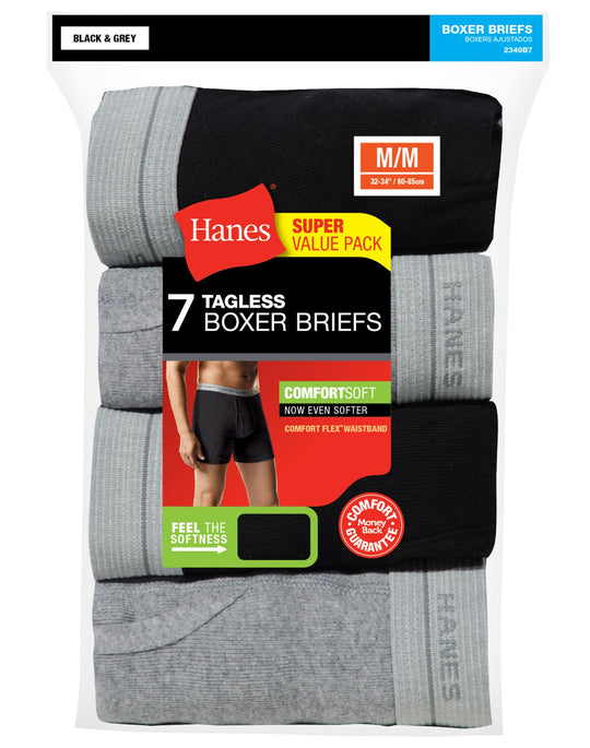 Hanes Men`s 7-Pack Comfort Flex Waistband Boxer Briefs
