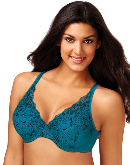 Playtex Secrets Side Smoothing Embroidered Undewire Bra