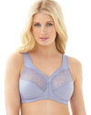 Glamorise Womens Magic Lift® Cotton-and-Lace Wirefree Bra