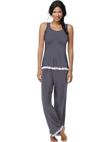 Hanes Women`s Electrifying Lace Dots Sleep Set