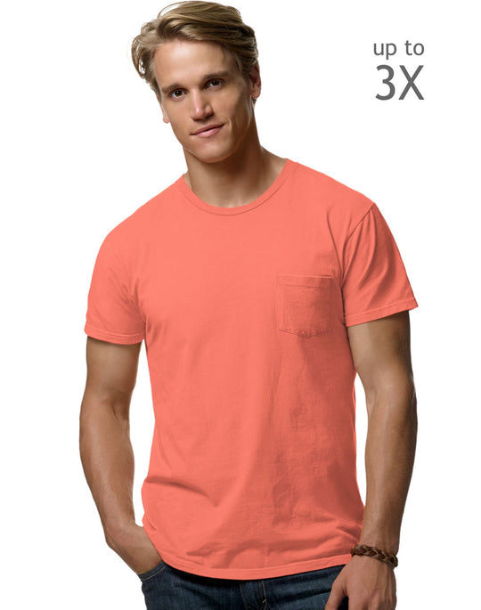 Hanes Men`s Nano-T Pocket T-Shirt