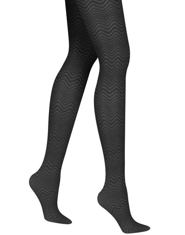 Hanes Women`s Silk Reflections Zig Zag Tight