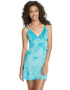 Hanes Women`s Blue Tie-Dye Chemise