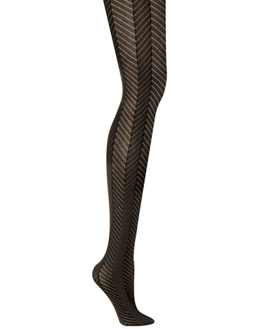 Hanes Women`s Silk Reflections Control Top Chevron Tight