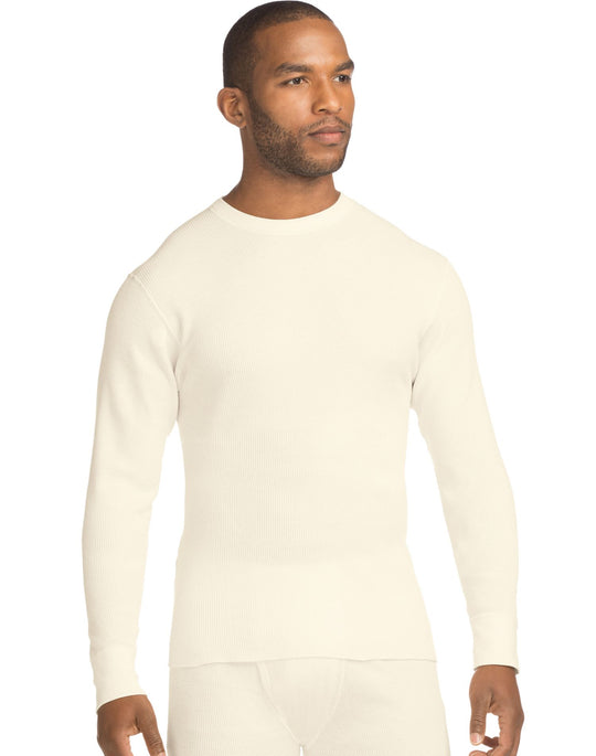 Hanes Mens Beefy™ Thermal Crew