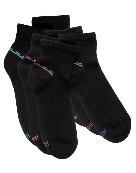 Hanes Ladies Lightweight Ankle Socks 6-Pack