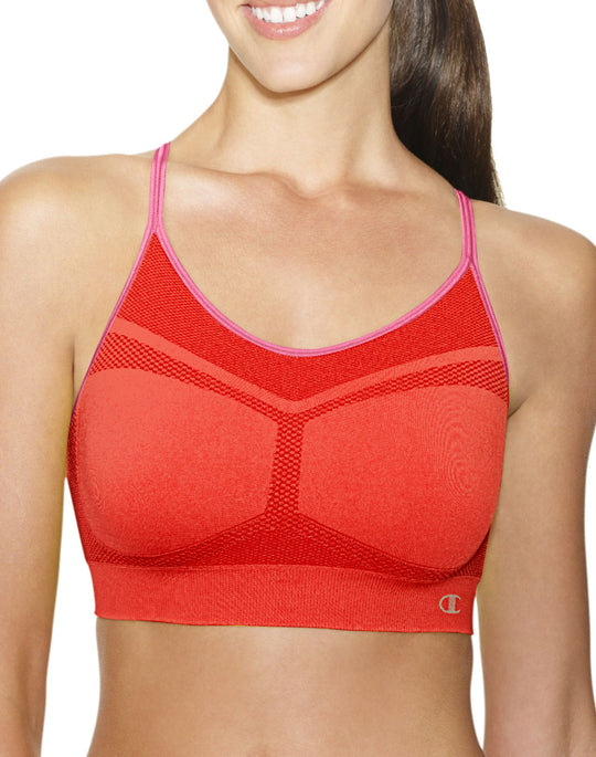 Champion Women`s Criss Cross Cami Medium Control Sports Bra