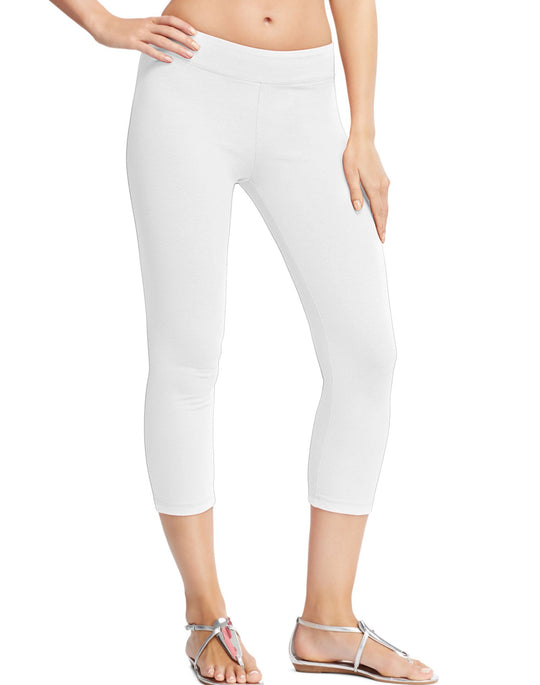 Hanes Women`s Layering Essentials Cotton Capri