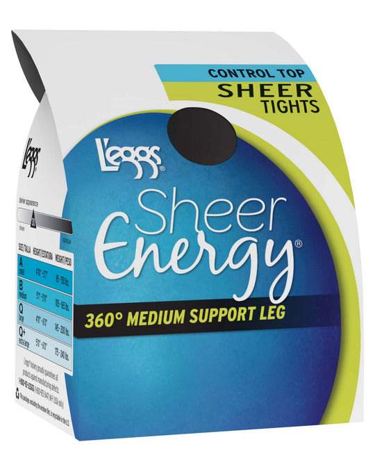 L`eggs Sheer Energy Women`s Control Top Sheer Tight - As Seen On TV