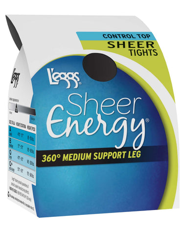 L`eggs Sheer Energy Women`s Control Top Sheer Tight - As Seen On TV