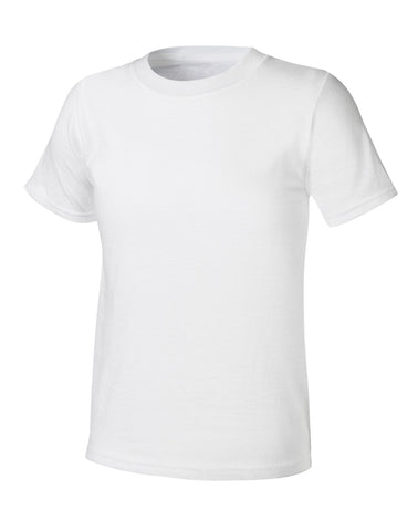 Hanes Ultimate ComfortSoft® Boys` White Crewneck Undershirt