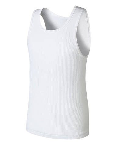 Hanes Ultimate ComfortSoft® Boys` White Tank Undershirt
