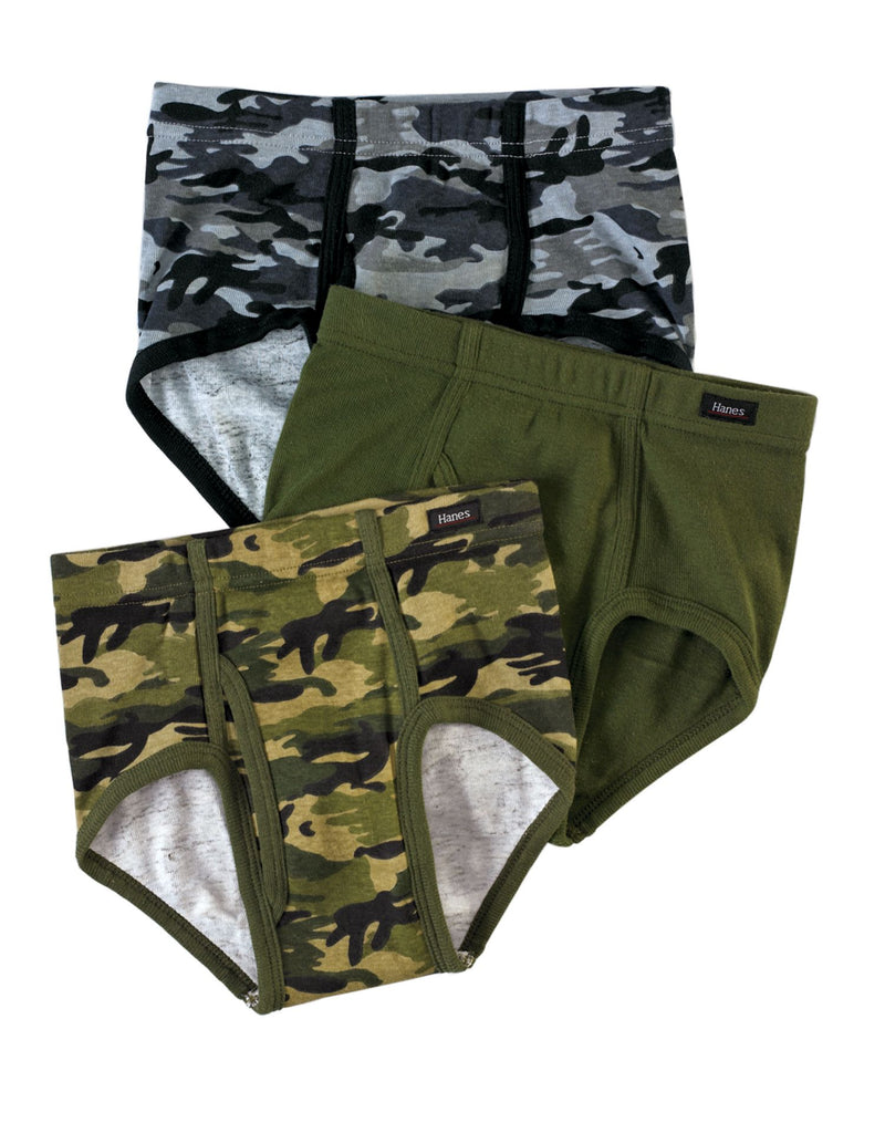 Hanes Ultimate Boys` Brief with ComfortSoft® Waistband Assorted