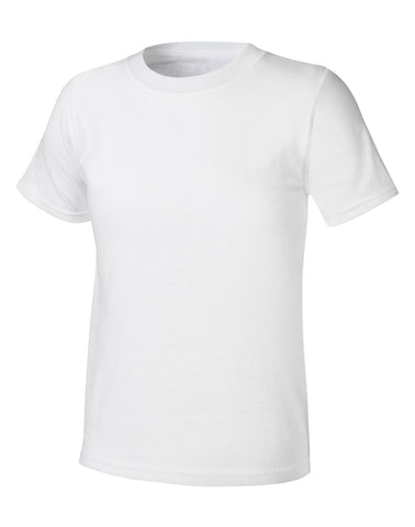 Hanes Ultimate X-TEMP® Boys` TAGLESS® White Crew