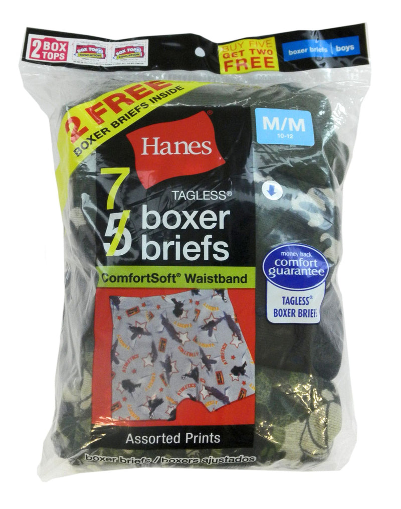 Hanes Boy`s Assorted Boxer Brief 7-Pack