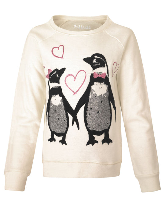 Hanes Girls Crewneck Sweatshirt