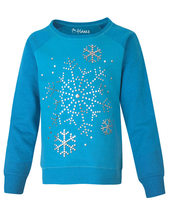 Hanes Girls Crew Sweatshirt
