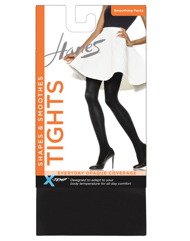 Hanes X-TEMP® Women`s Opaque Tight with Smoothing Panty