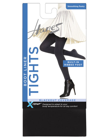 Hanes X -Temp™ Women`s Blackout Boot Liner Control Top Tight