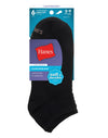 Hanes ComfortBlend Women`s Low-Cut Socks 6-Pack