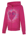 Hanes Girls` ComfortSoft EcoSmart Full-Zip Hoodie Sweatshirt