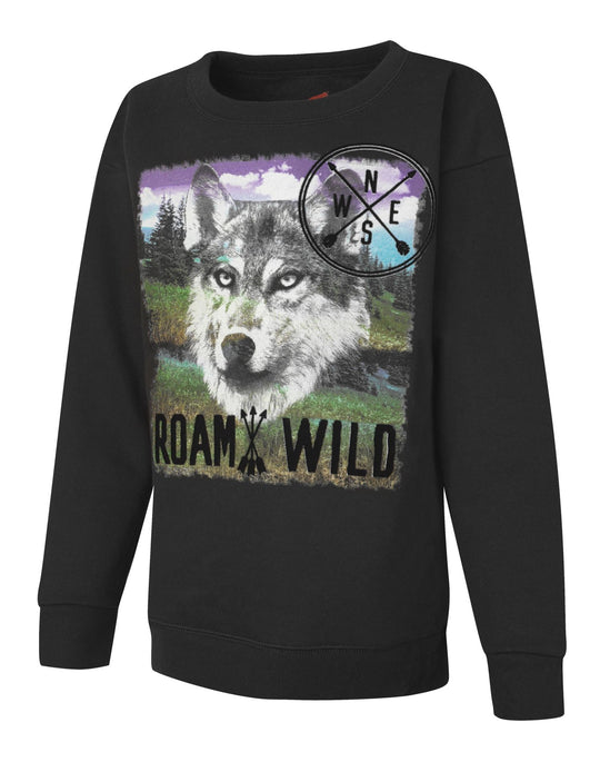 Hanes Boys` EcoSmart Graphic Crewneck Sweatshirt
