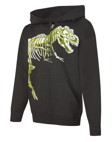 Hanes Boys` EcoSmart Graphic Full-Zip Hoodie Sweatshirt