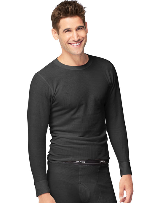 Hanes X-Temp Men`s Thermal Crew