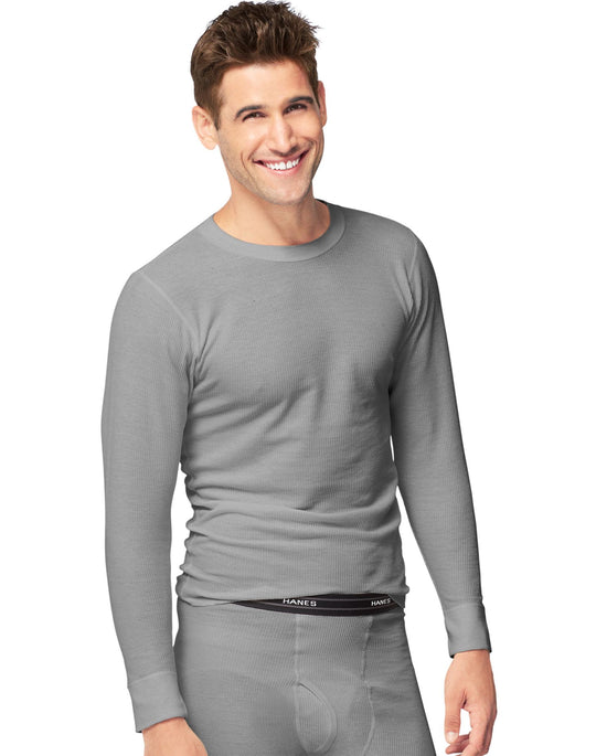 Hanes X-Temp Men`s Thermal Crew