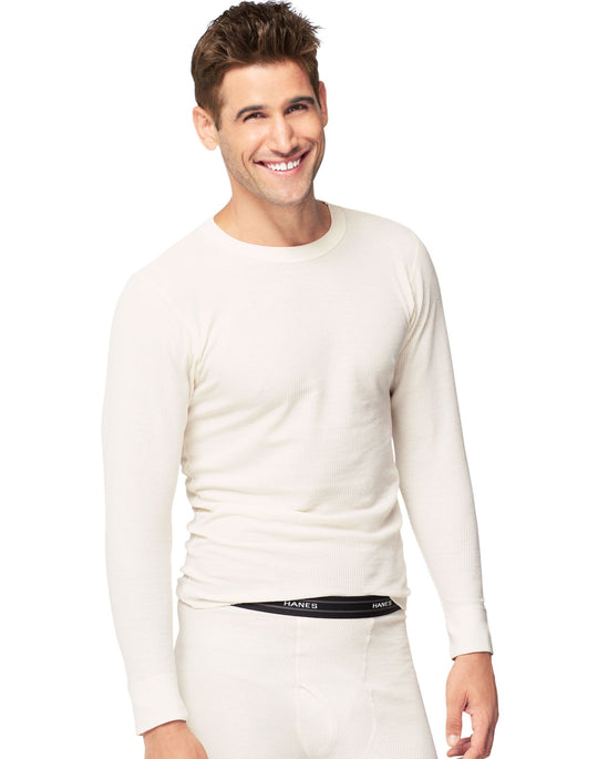 Hanes X-Temp Men`s Thermal Crew