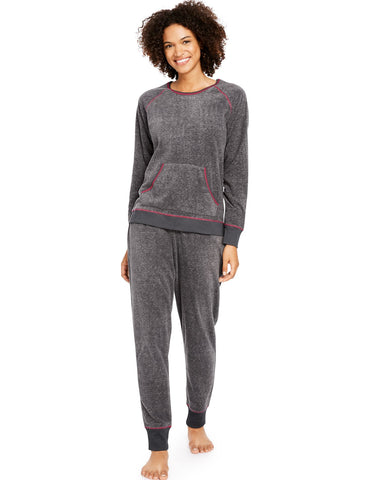 Hanes Womens Ultimate Micro Fleece PJ Set