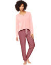 Hanes Womens Ultimate Henley PJ Set
