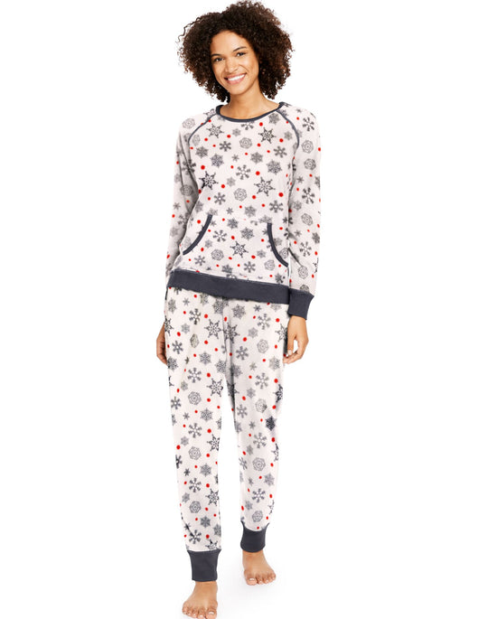 Hanes Womens Ultimate Micro Fleece PJ Set