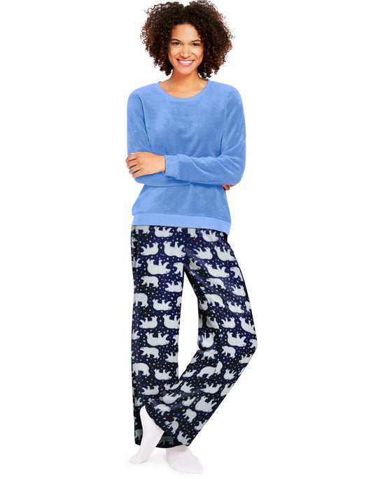 Hanes Womens Ultimate Plush Lounge Set