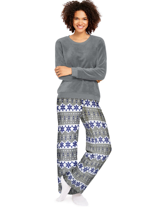 Hanes Womens Ultimate Plush Lounge Set