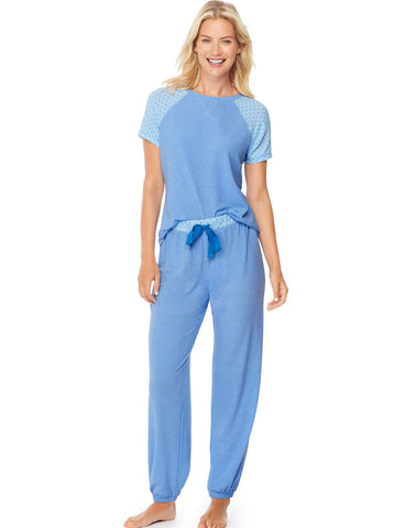 Hanes Womens Ultimate Raglan Tee Sleep Set
