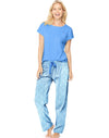 Hanes Womens Ultimate Dolman Sleeve Tee/Pants Sleep Set