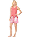 Hanes Womens Ultimate Scoopneck Tank/Shorts Sleep Set