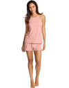 Maidenform Womens Lace Tank/Shorts Sleep Set