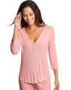 Maidenform Womens Henley Lounge Shirt