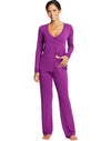 Maidenform Womens Long Sleeve Knit PJ Set