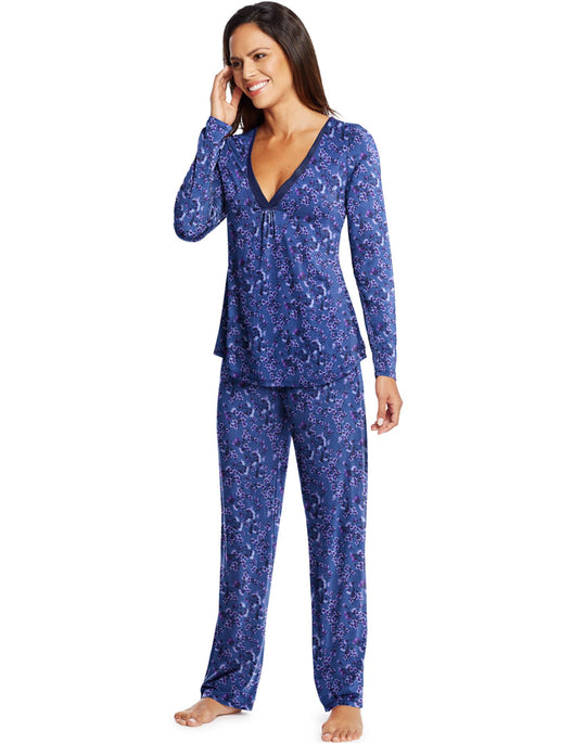 Maidenform Womens V-Neck PJ Set