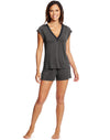 Maidenform Womens V-Neck Shorts PJ Set