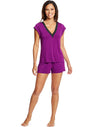 Maidenform Womens V-Neck Shorts PJ Set