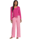 Hanes Womens Long Sleeve Tee/Pant Sleep Set
