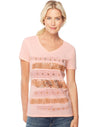 Hanes Women`s Graphic V-Neck Tee