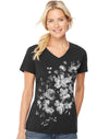 Hanes Women`s Graphic V-Neck Tee